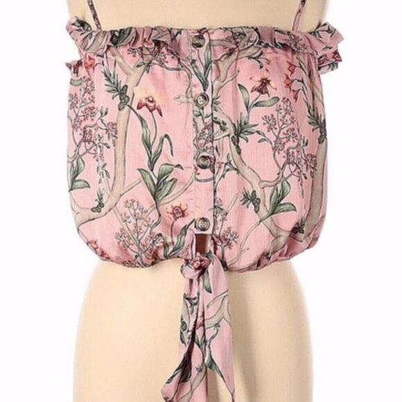 Johanna Ortiz for H&M  Sleeveless Square Floral Print Bow tie top - Picture 3 of 7